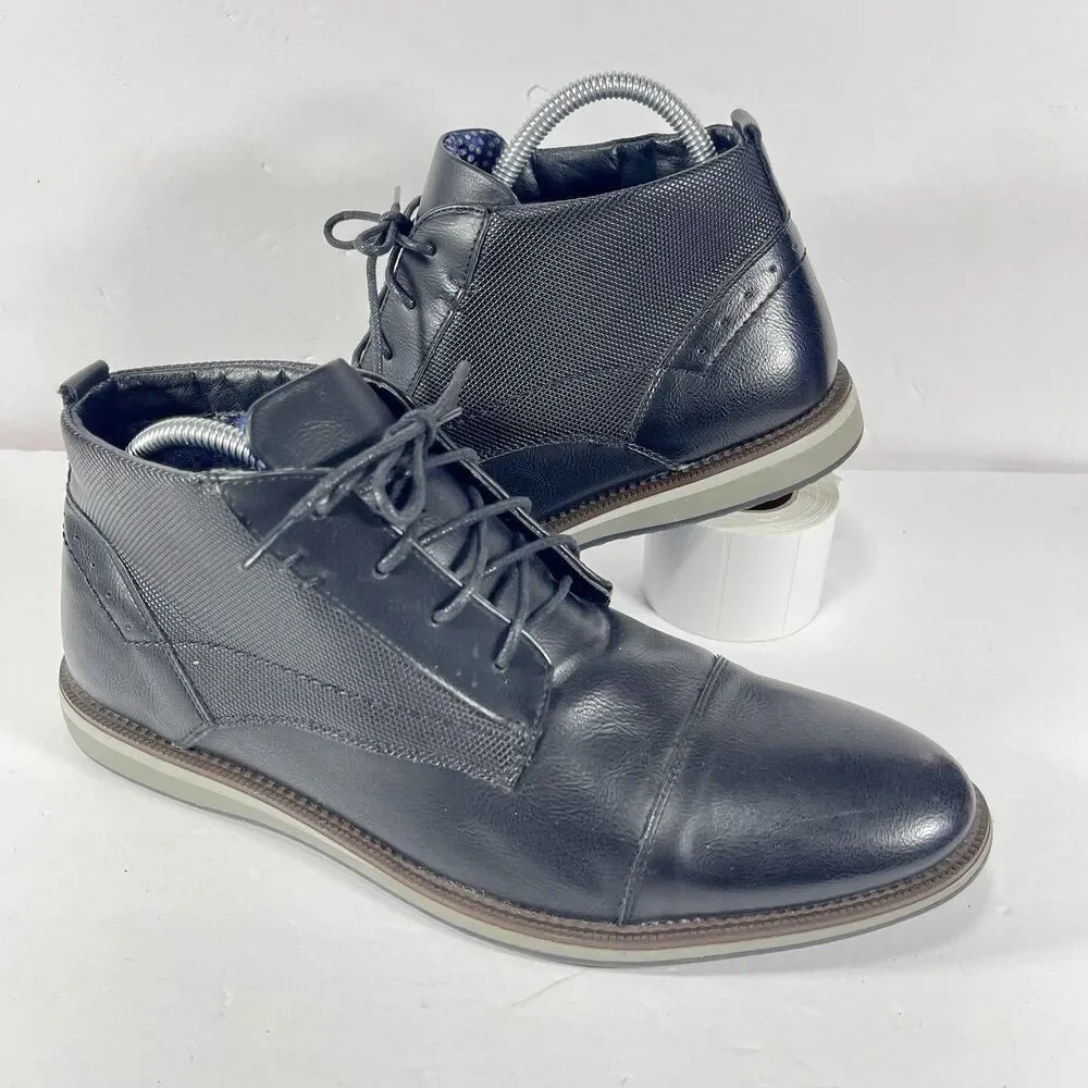 Steve Madden Men's Halter Chukka Boots - Black - Size 10.5